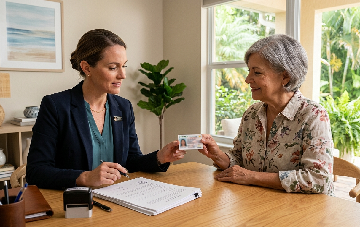 valid ID for a florida notarization